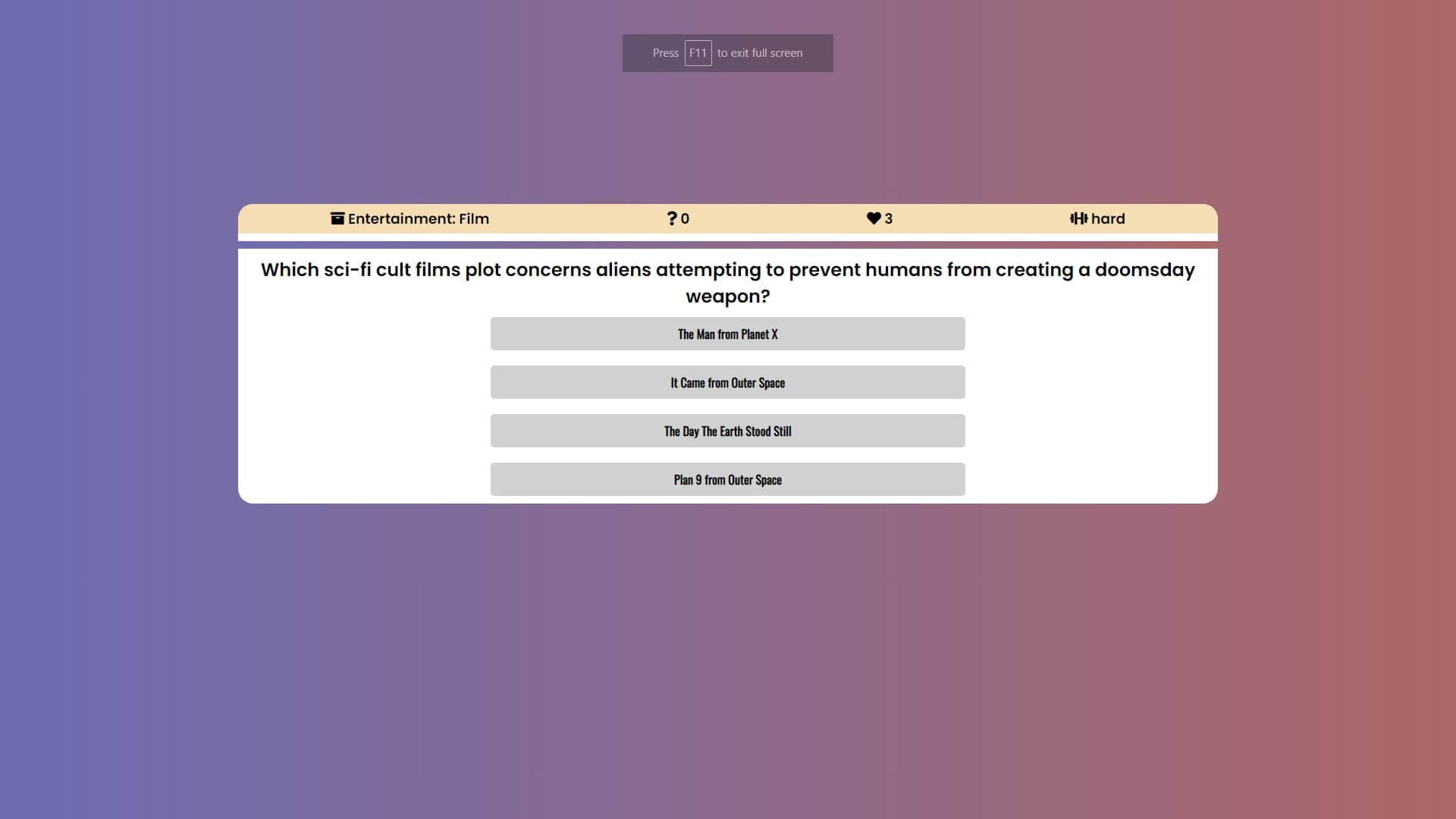 Trivia App screenshot 3